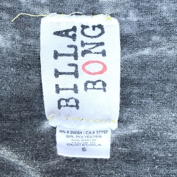 Billabong Gray Cactus 🌵 Print T-Shirt Size Small - Picture 6 of 11